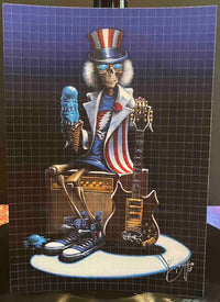 Richard Biffle "Eye Scream" Blotter Art