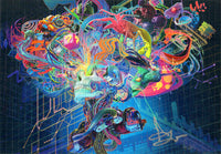 Android Jones “Forward Escape Remastered” Blotter Art