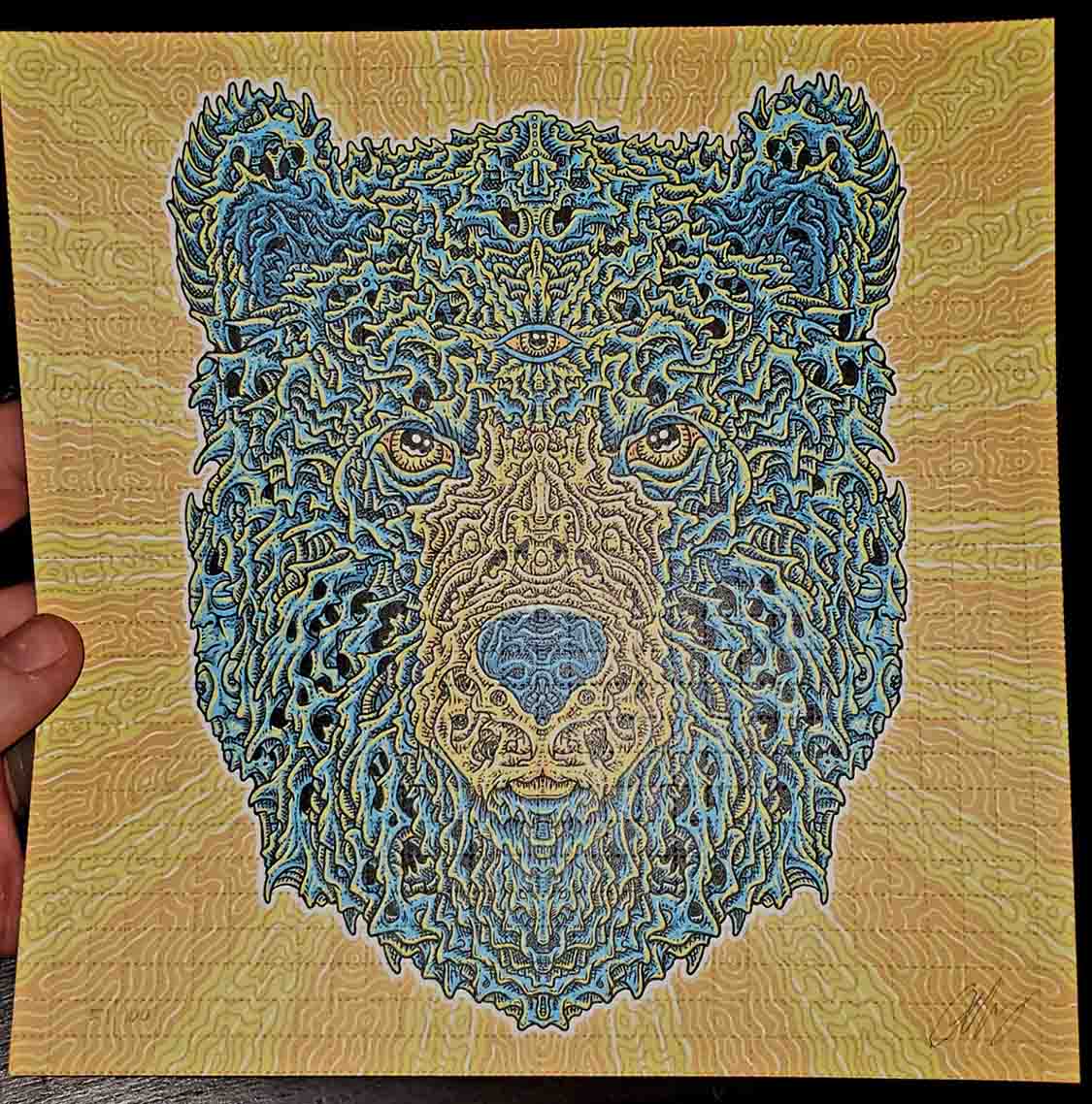 Owen Murphy "Bear" Blotter Art