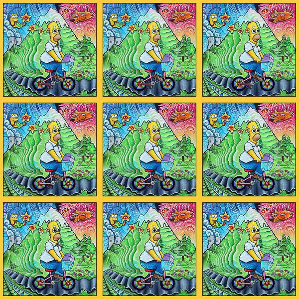 Lovely Spring Day Nine Panel Blotter Art by Randal Roberts