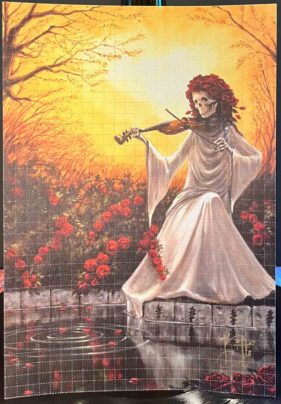 Richard Biffle "Ripple" Blotter Art