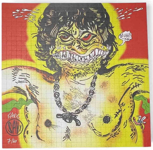 Savage Pencil Jim Morrison/Anti-Quack Blotter Art