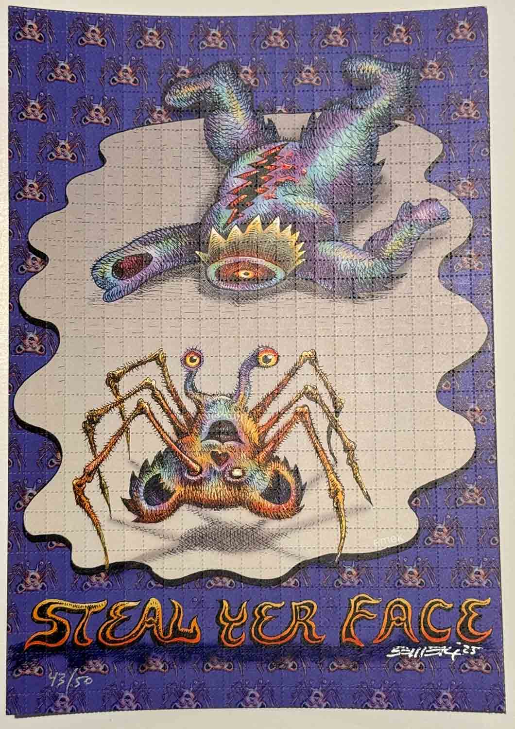 Emek Steal Yer Face Blotter Art