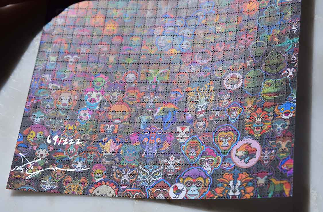 Goddess of the Claw Machine Blotter Art by Android Jones