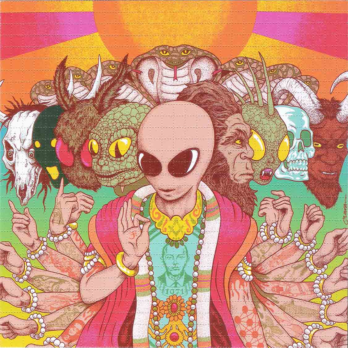 Jermaine Rogers "Dreamland" Blotter Art