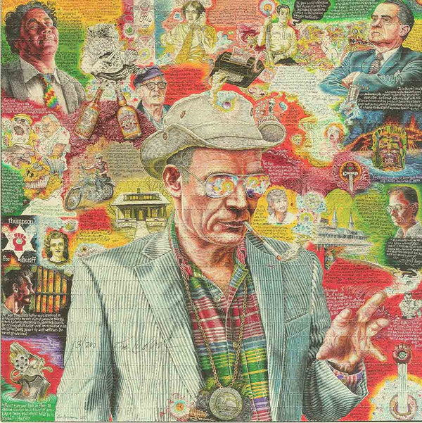 Gone Gonzo Blotter Art by Joe Coleman