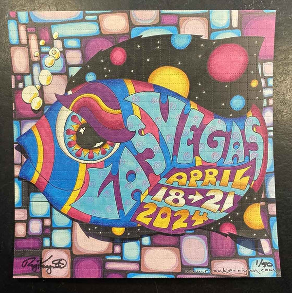 Phish Vegas Blotter Art by Ryan Kerrigan