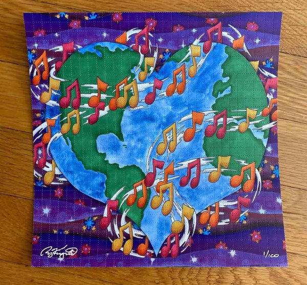 Wrapped Around It Blotter Art by Ryan Kerrigan