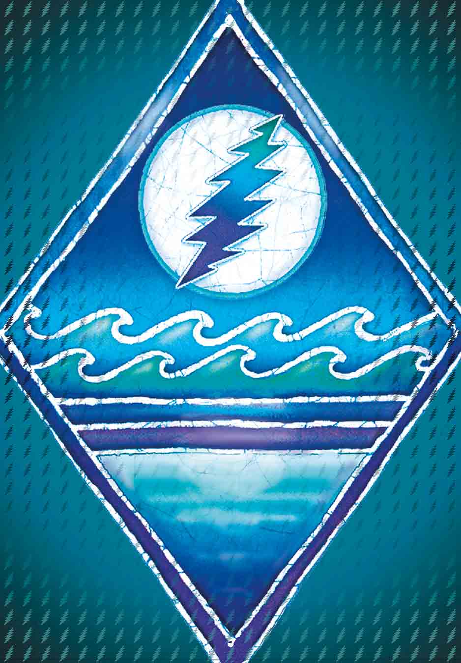 Tina Carpenter Lightning Moon Blotter Art Signed)