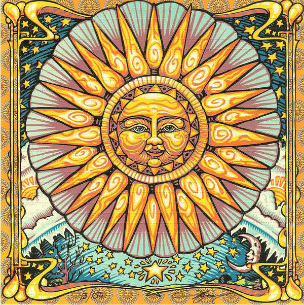 Orange Sunshine AJ Masthay Blotter Art