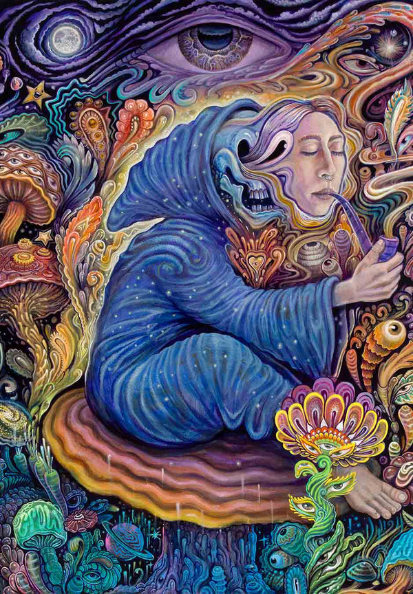 Randal Roberts and Mr. Melty "Woodland Rites" Signed Blotter Art