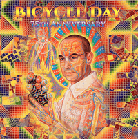 Alex and Allyson Grey Bicycle Day 75th Anniversary Blotter Art