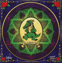 Alligator Blotter Art Signed by Ken Schneidman
