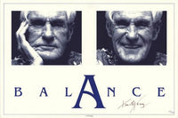 Timothy Leary Signed And Numbered "Balance" Poster