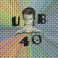 David Bowie / UB 40 Blotter Art
