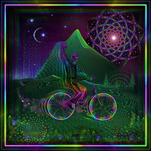 Samuel Farrand "Bicycle Day" Blotter Art - Presale