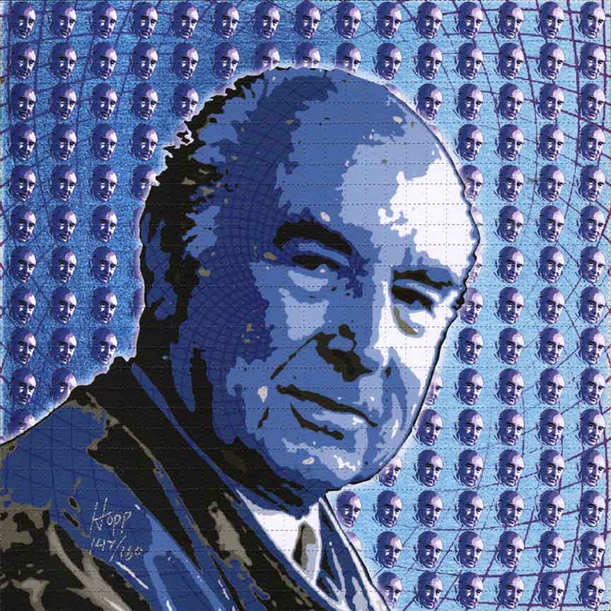 Jeff Hopp Albert Hofmann Portrait Blotter Art