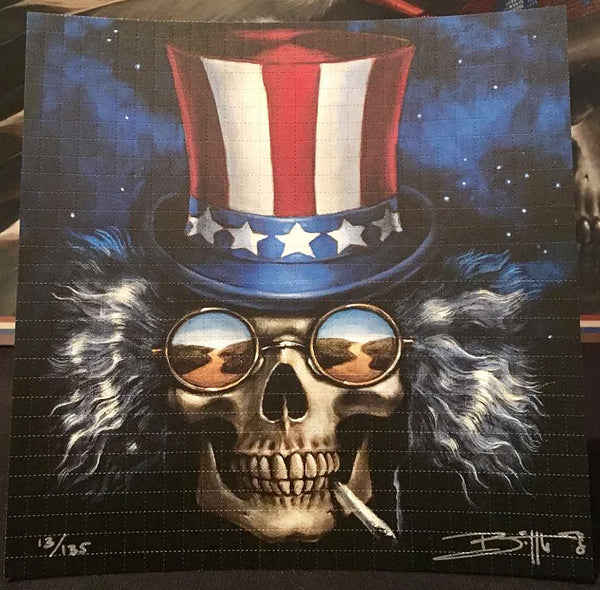 Richard Biffle "Iko Iko" Signed, Numbered Blotter Art