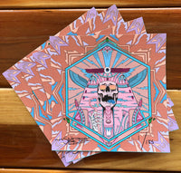 Jack Shure "Pharoah" Blotter Art