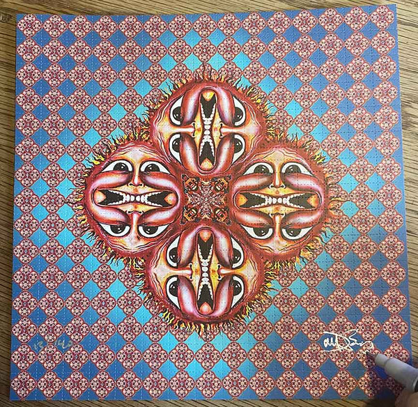 Mike DuBois "Kaleidosun" Blotter Art