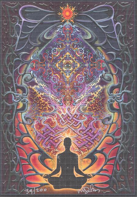 Mike DuBois Signed, Numbered Mind Matrix Blotter Art