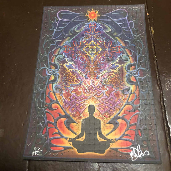 Mike DuBois Signed, Artist Edition Mind Matrix Blotter Art