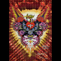 Not Fade Away Blotter Art by Mikio - Gold