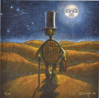 Golden Road Blotter Art by Richard Biffle