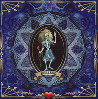 Rosebud Blotter Art Signed by Ken Schneidman