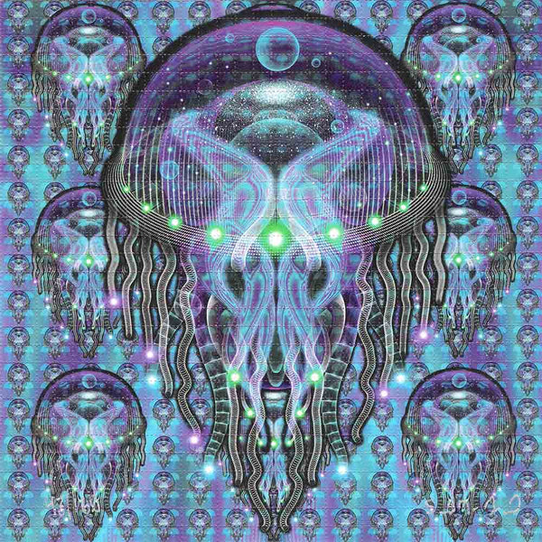 Samuel Farrand Psychezoa Luminosum Blotter Art