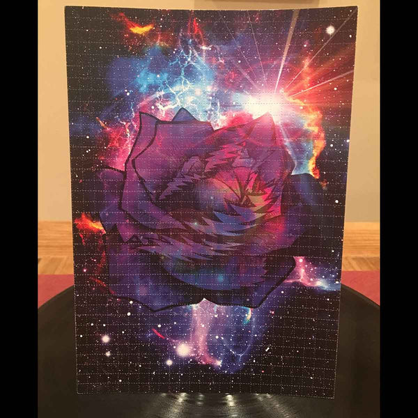 Ice Petals Blotter Art by Johnathan Singer