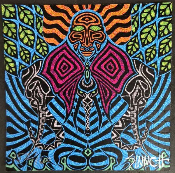 Rick Sinnett "Three Days" Blotter Art