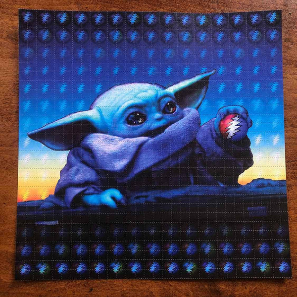 Twilight Dead Baby Yoda Blotter Art