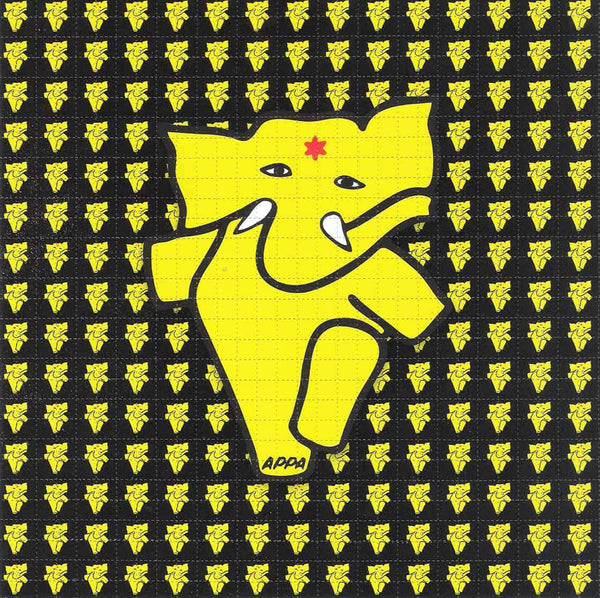 Appa The Dancing Elephant Blotter - Black