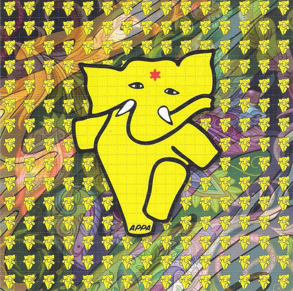 Appa The Dancing Elephant Blotter - Psychedelic