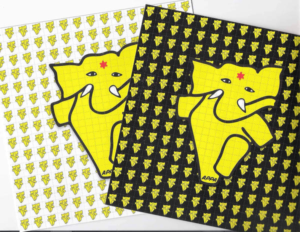 Appa The Dancing Elephant Blotter - Set of Two