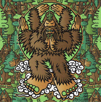 Woodland Bigfoot Blotter Art