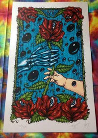 Jeff Wood Box of Rain Tarotpin poster