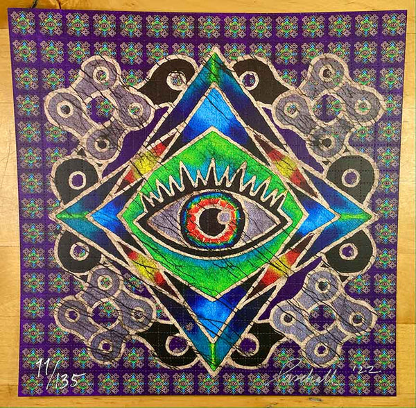 Charlie Paschall "Unbroken Chain" Blotter Art