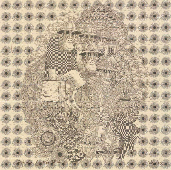 Gonzilla Blotter Art by Justin Lovato