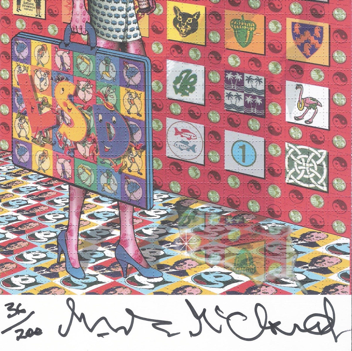 "Blotter Barbie" - Mark McCloud Signed, Limited Edition