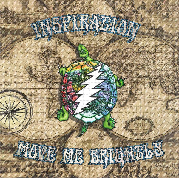 Inspiration Turtle Blotter Art