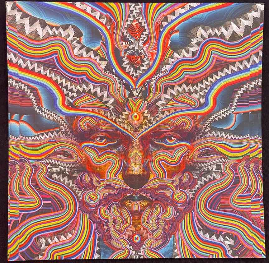 Jake Kobrin "Bicycle Day" Blotter Art