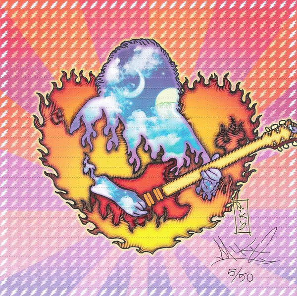 Jerry Heart Signed Blotter Art