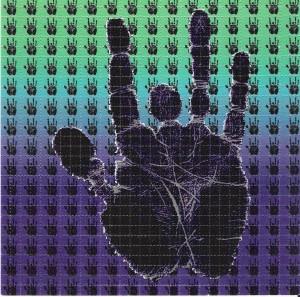 Jerry Hand Blotter Art