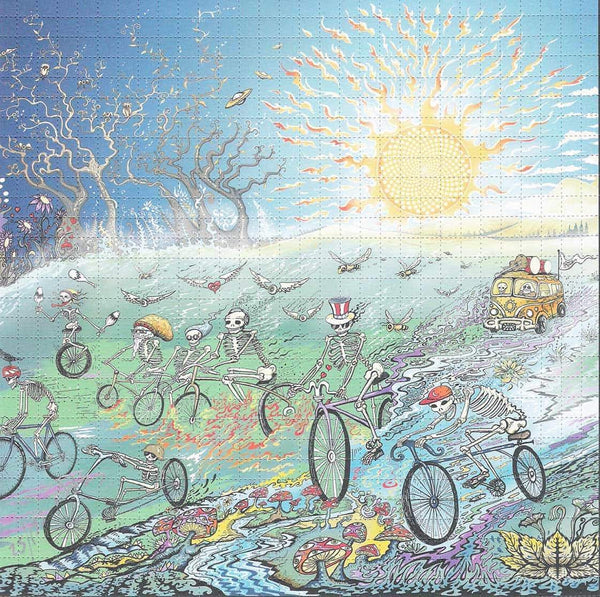 Mike DuBois Bicycle Day 2019 Blotter Art