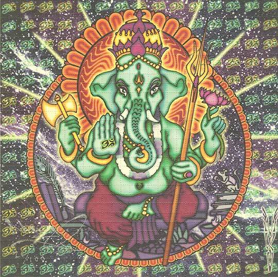 Mikio's "Ganesh" Blotter Art