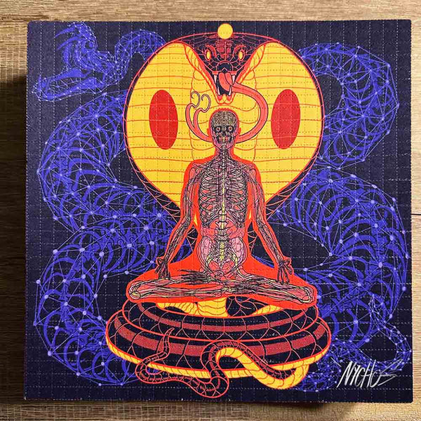 Nychos "Dance with the Serpent Blotter" Art