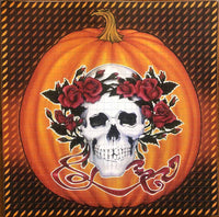 Grateful Dead Halloween Pumpkin Blotter Art