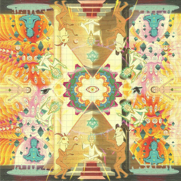 Rick and Morty Blotter Art - Psychedelic Whirly Dirly Conspiracy